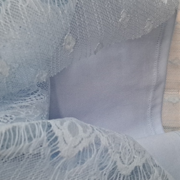 I.N. San Francisco Light Blue Sleeveless Blouse Size Large - Picture 8 of 9